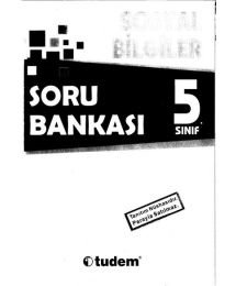 SORU BANKASI SOSYAL BİLGİLER