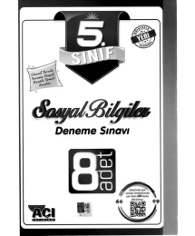 SOSYAL BİLGİLER DENEME SINAVI 8 ADET