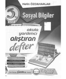SOSYAL BİLGİLER OKULA ALIŞTIRAN DEFTER