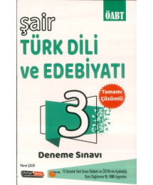 ŞAİR TÜRK DİLİ VE EDEBİYATI 3 DENEME TAMAMI ÇÖZÜMLÜ