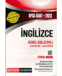 İNGİLİZCE KONU ANLATIMLI ALAN BİLGİSİ-ALAN EĞİTİMİ