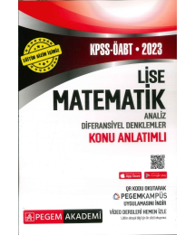 LİSE MATEMATİK ANALİZ DİF. DENKLEMLER KONU ANLATIMLI