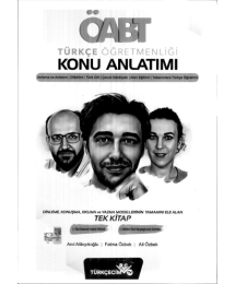 TÜRKÇE ÖĞRETMENLİĞİ KONU ANLATIMI TEK KİTAP