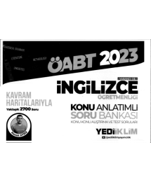 İNGİLİZCE ÖĞRETMENLİĞİ KONU ANLATIMLI SORU BANKASI