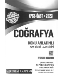 COĞRAFYA KONU ANLATIMLI ALAN BİLGİSİ - ALAN EĞİTİMİ