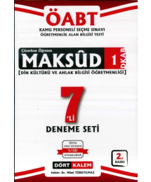 MAKSUD 1 DİKAB 7'Lİ DENEME SETİ