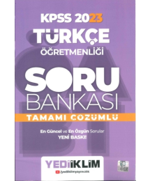 TÜRKÇE ÖĞRETMENLİĞİ TAMAMI ÇÖZÜMLÜ SORU BANKASI