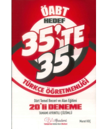 HEDEF 35'TE 35 20'lİ DENEME ÇÖZÜMLÜ