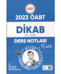 DİKAB/İHL/DHBT DERS NOTLARI MEARİC