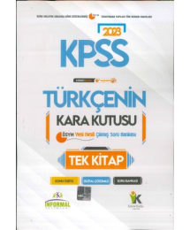 TÜRKÇENİN KARA KUTUSU TEK KİTAP