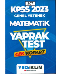 MATEMATİK ÇEK KOPART YAPRAK TEST