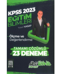 ÖLÇME VE DEĞERLENDİRME 23 DENEME ÇÖZÜMLÜ