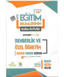 KARA KUTU REHBERLİK VE ÖZEL ÖĞRETİM KONU ÖZETLİ SORU BANKASI