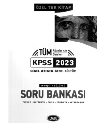 ÖZEL TEK KİTAP TÜM DERSLER SORU BANKASI ÇÖZÜMLÜ