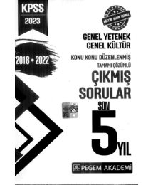 KONU KONU ÇIKMIŞ SORULAR ÇÖZÜMLĞ 2018-2022