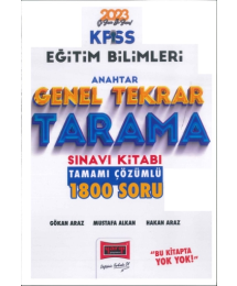 ANAHTAR GENEL TEKRAR TARAMA 1800 TAMAMI ÇÖZÜMLÜ SORU