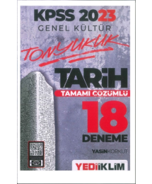 TONYUKUK TARİH 18 ÇÖZÜMLÜ DENEME