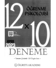 ÖĞRENME PSİKOLOJİSİ 12*10 ÇÖZÜMLÜ DENEME
