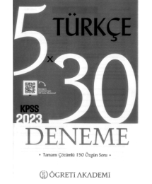 TÜRKÇE 5*30 DENEME ÇÖZÜMLÜ