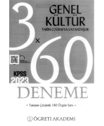 TARİH COĞRAFYA VATANDAŞLIK 3*60 DENEME ÇÖZÜMLÜ