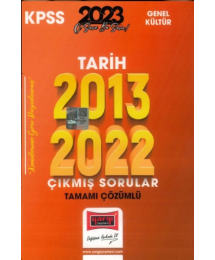 TARİH 2013-2022 ÇIKMIŞ SORULAR TAMAMI ÇÖZÜMLÜ