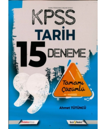 TARİH 15 DENEME TAMAMI ÇÖZÜMLÜ
