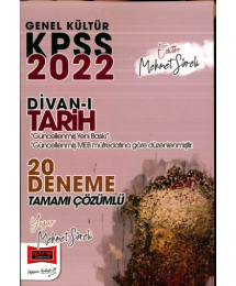 DİVAN-I TARİH TAMAMI ÇÖZÜMLÜ 20 DENEME