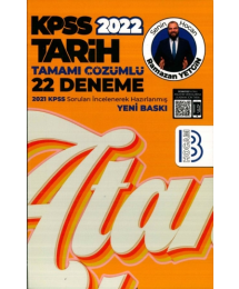 ATANACAKSIN TARİH TAMAMI ÇÖZÜMLÜ 22 DENEME