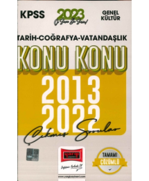 TARİH COĞRAFYA VATANDAŞLIK KONU KONU 2013-2022 ÇIKMIŞ SORULAR ÇÖZÜMLÜ