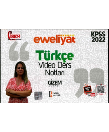 EVVELİYAT TÜRKÇE VİDEO DERS NOTLARI