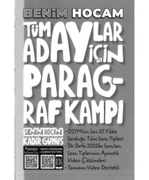 TÜM ADAYLAR İÇİN PARAGRAF KAMPI