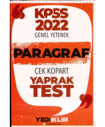PARAGRAF ÇEK KOPART YAPRAK TEST