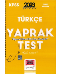 TÜRKÇE YAPRAK TEST ÇEK KOPART