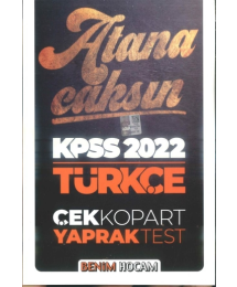 ATANAKCASIN TÜRKÇE ÇEK KOPART YAPRAK TEST