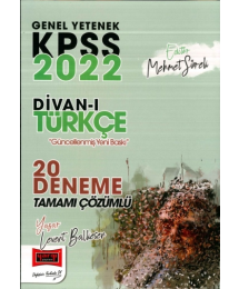 DİVAN-I TÜRKÇE 20 DENEME ÇÖZÜMLÜ