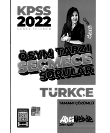 ÖSYM TARZI SEÇMECE TÜRKÇE SORULAR ÇÖZÜMLÜ