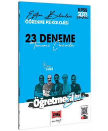 Öğretmenler Ekibi Öğrenme Psikolojisi Tamamı Çözümlü 23 Deneme Sınavı