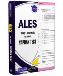 ALES Çek Kopart Yaprak Test