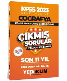 Coğrafya Konularına Göre Tamamı Çözümlü Son 11 Yıl Çıkmış Sorular (2012-2022)