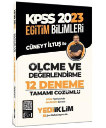 Ölçme ve Değerlendirme Tamamı Çözümlü 12 Deneme