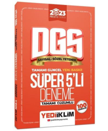 Dgs Tamamı Çözümlü Süper 5 Deneme Prestij Serisi