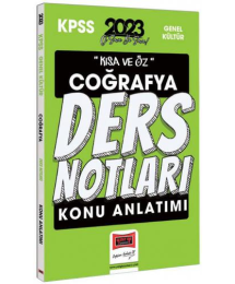 Kısa ve Öz Coğrafya Konu Anlatımı Ders Notları