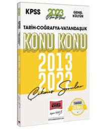 Tarih-Coğrafya-Vatandaşlık 2013-2022 Konu Konu Çıkmış Sorular ve Çözümleri