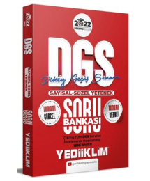 DGS TAMAMI ÇÖZÜMLÜ SORU BANKASI Sözel Yetenek