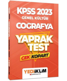 Coğrafya Çek Kopart Yaprak Test