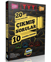 TYT Genel 20 Yıldan Seçilmiş Çıkmış Sorular 10 Karma Deneme