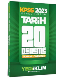 Tarih Tamamı Çözümlü 20 Deneme