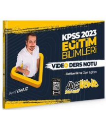 Rehberlik ve Özel Eğitim Video Ders Notları