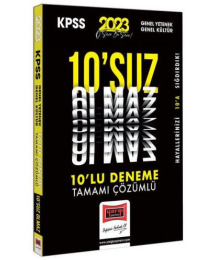 10 suz Olmaz 10 Deneme Çözümlü