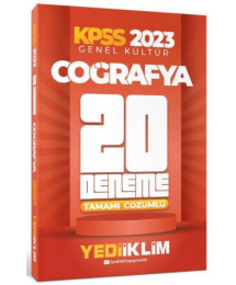 Coğrafya Tamamı Çözümlü 20 Deneme